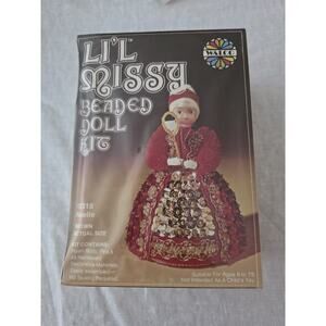 New Lil Missy Beaded Doll Kit 13318 Noelle Walco Craft Kit